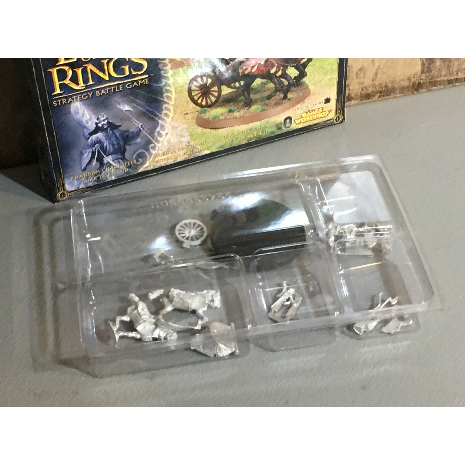 A31287 LOTR LORD OF THE RINGS GW GAMES WORKSHOP KHANDISH CHARIOTEER NIB
