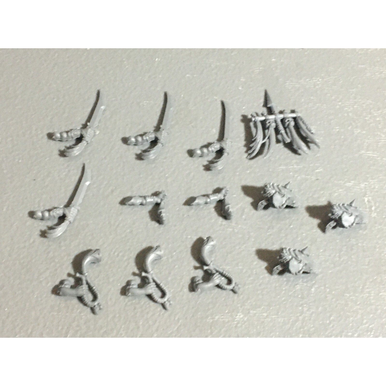 A22631 WARHAMMER FANTASY ORCS & GOBLINS BITS LOT GOBLIN WOLF RIDER ARMS GW