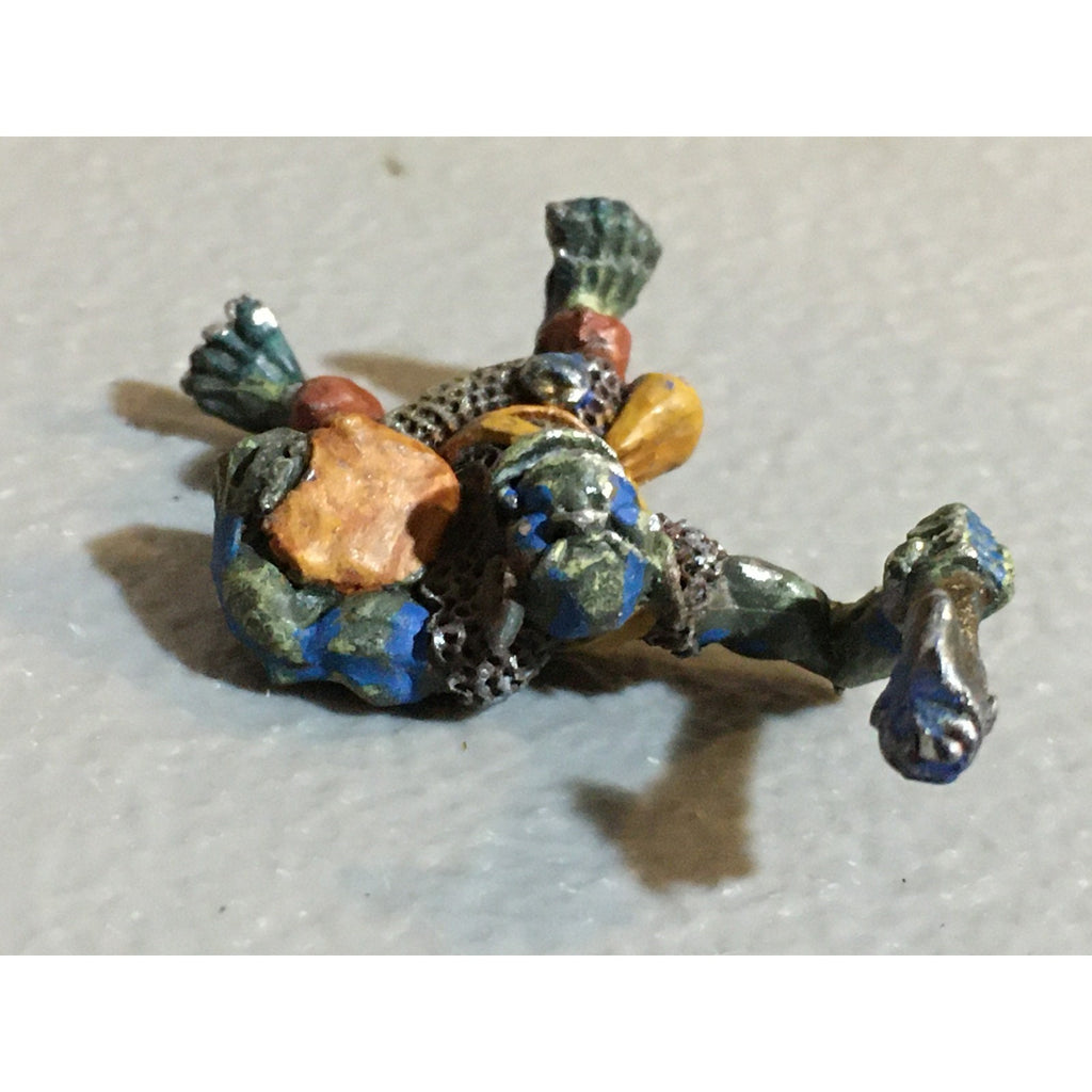 A32478 WARHAMMER FANTASY METAL ORCS GOBLINS ORC DRUMMER MUSICIAN PAINT