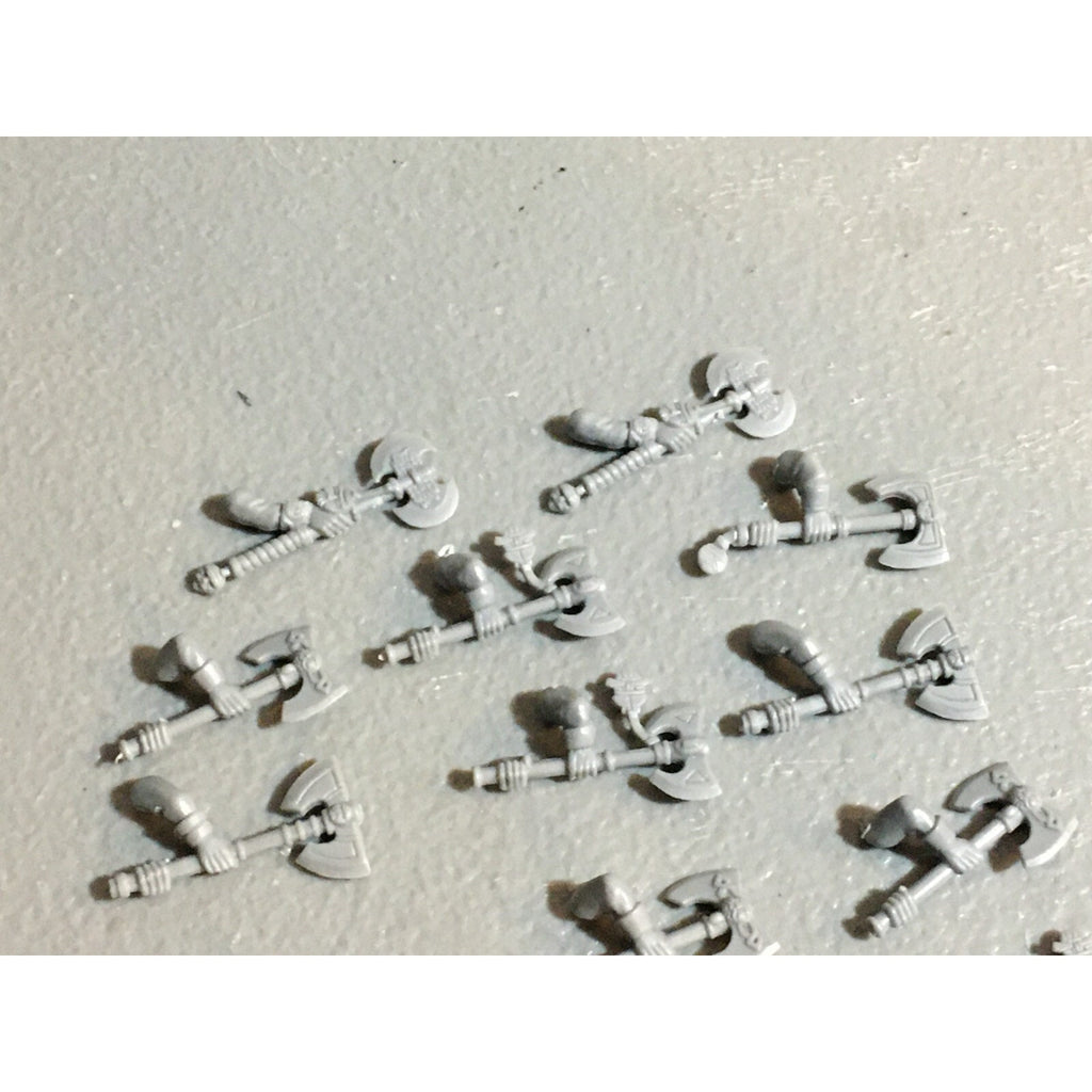 A23399 WARHAMMER FANTASY DWARFS BITS LOT WARRIORS ARMS GAMES WORKSHOP GW