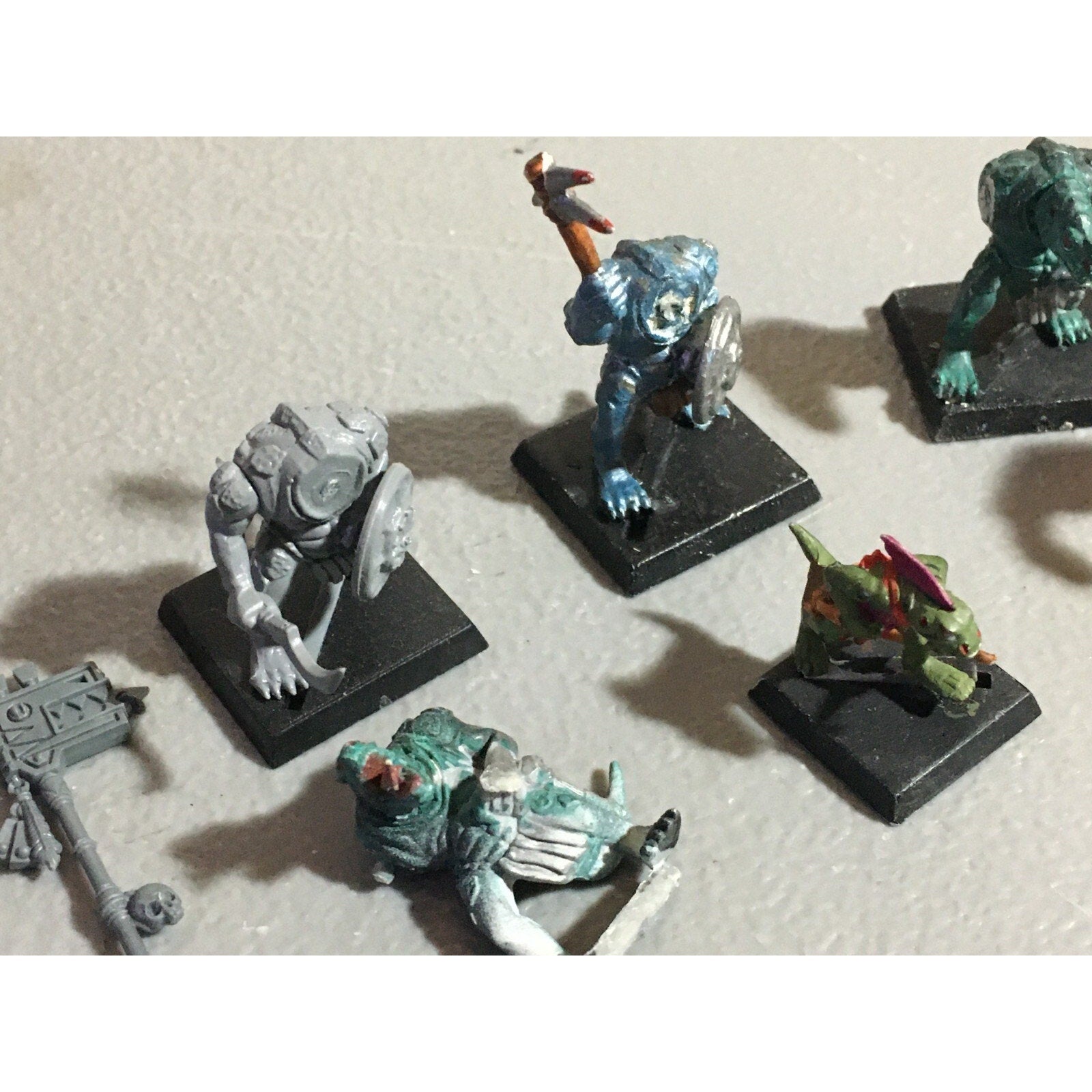 A22064 WARHAMMER FANTASY LIZARDMEN BITS & INCOMPLETET LOT SAURUS GAMES WORKSHOP