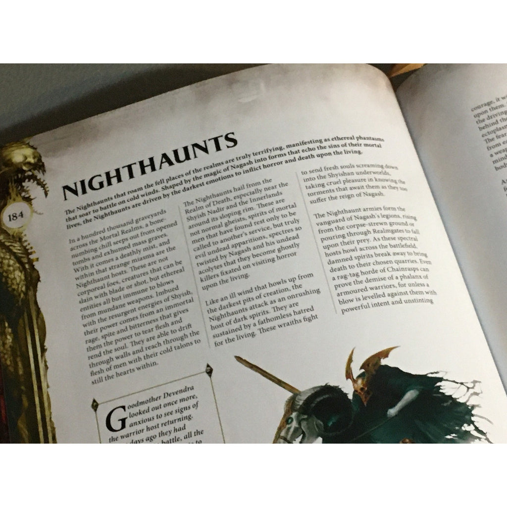 BOOK GAMES WORKSHOP WARHAMMER SIGMAR AOS CORE BOOK HARDBACK HB USED