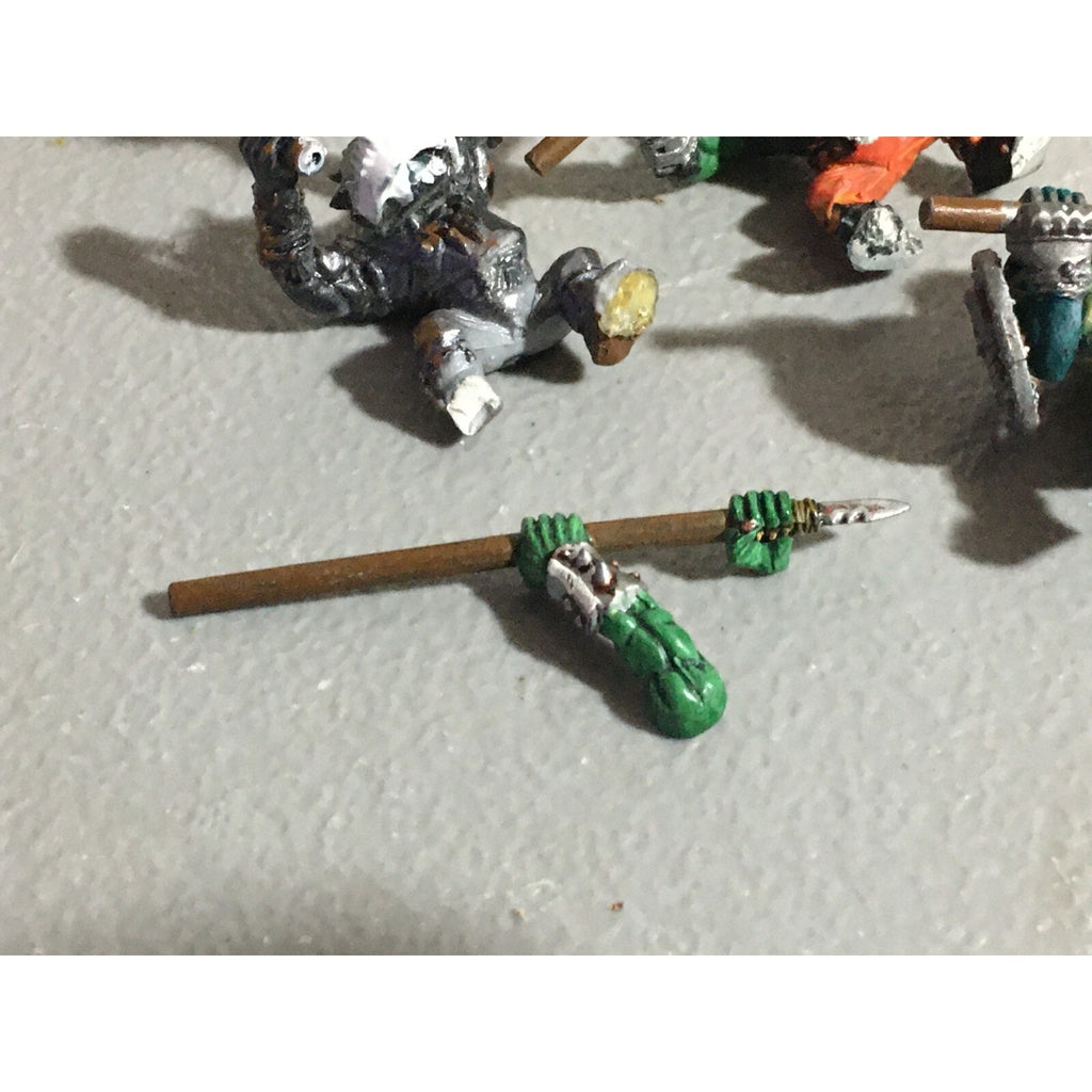 A22142 WARHAMMER FANTASY ORCS & GOBLINS BOAR CHARIOT CREW LOT SOME INCOMPLETE GW