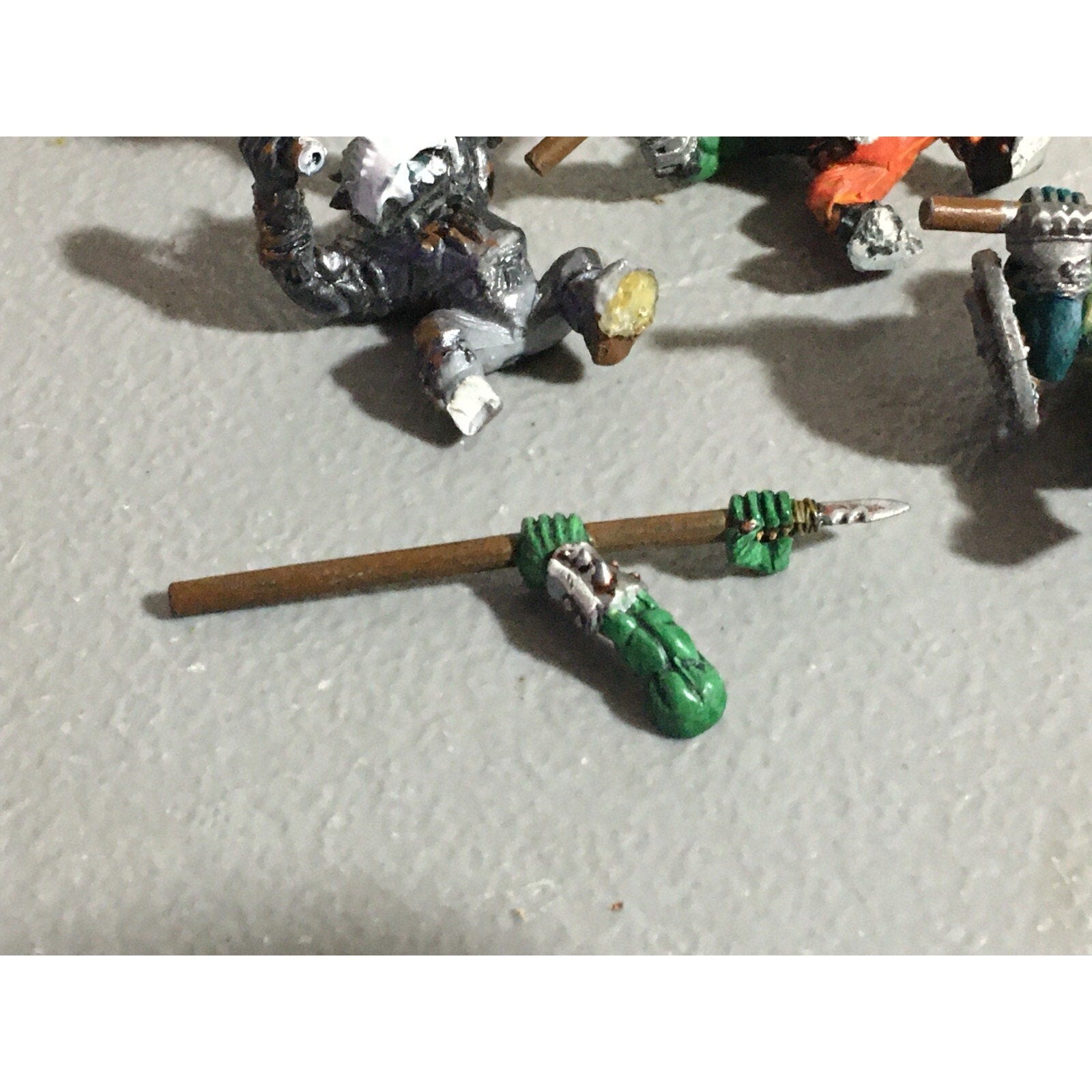 A22142 WARHAMMER FANTASY ORCS & GOBLINS BOAR CHARIOT CREW LOT SOME INCOMPLETE GW