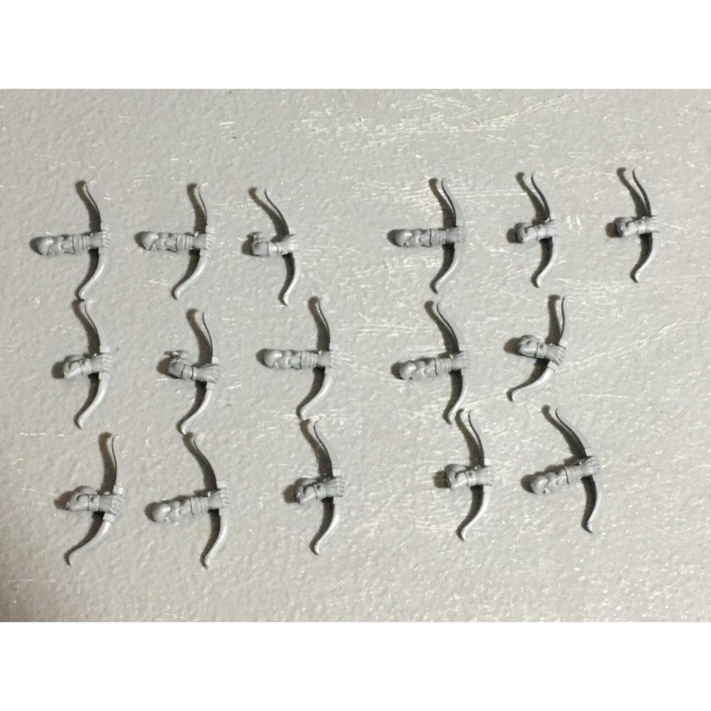 A22633 WARHAMMER FANTASY ORCS & GOBLINS BITS LOT GOBLIN ARCHER BOWS GW OLD WORLD