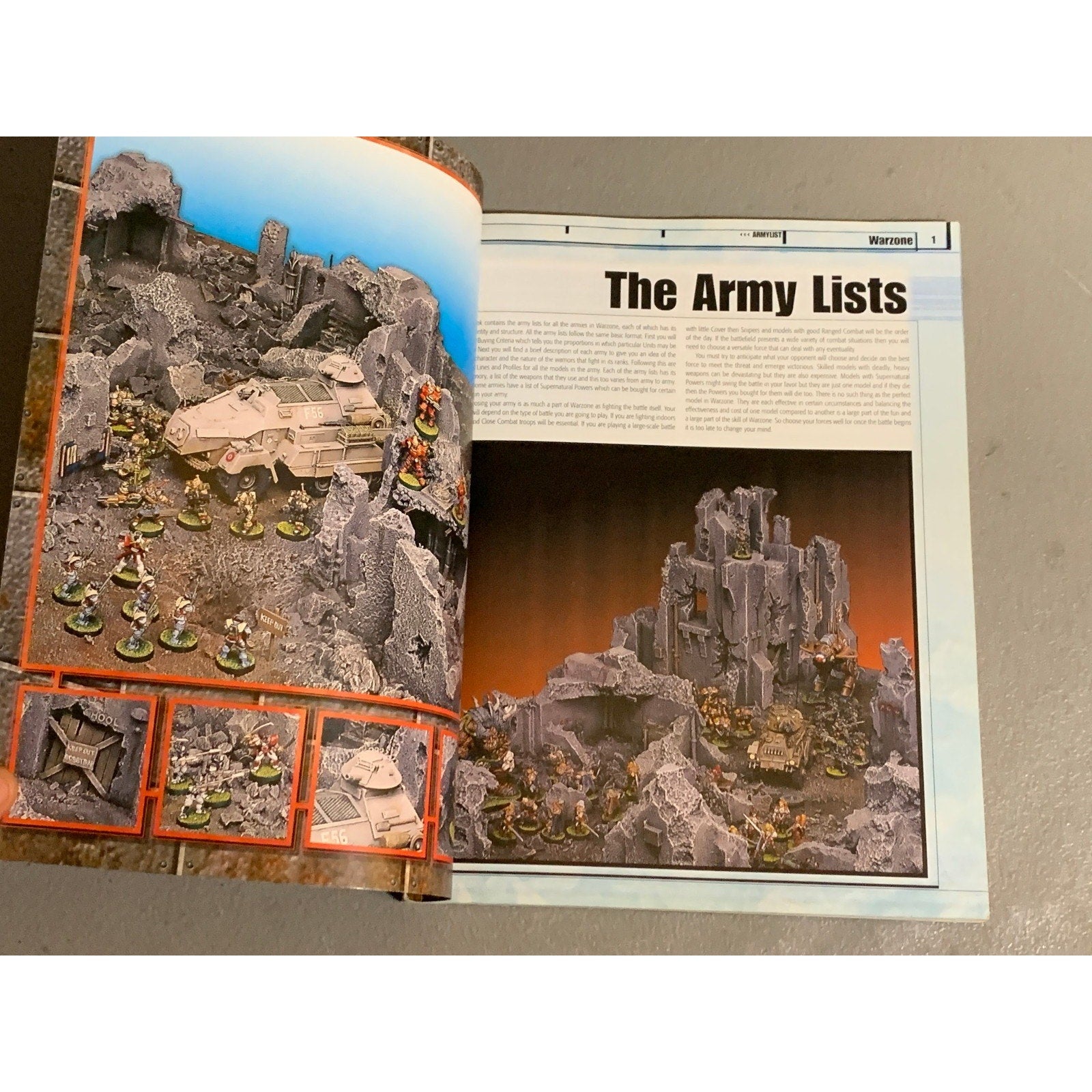 A31647 WARZONE MUTANT CHRON HHG HEARTBREAKER ARMY BOOK PLAYED THE FORCES OF WAR