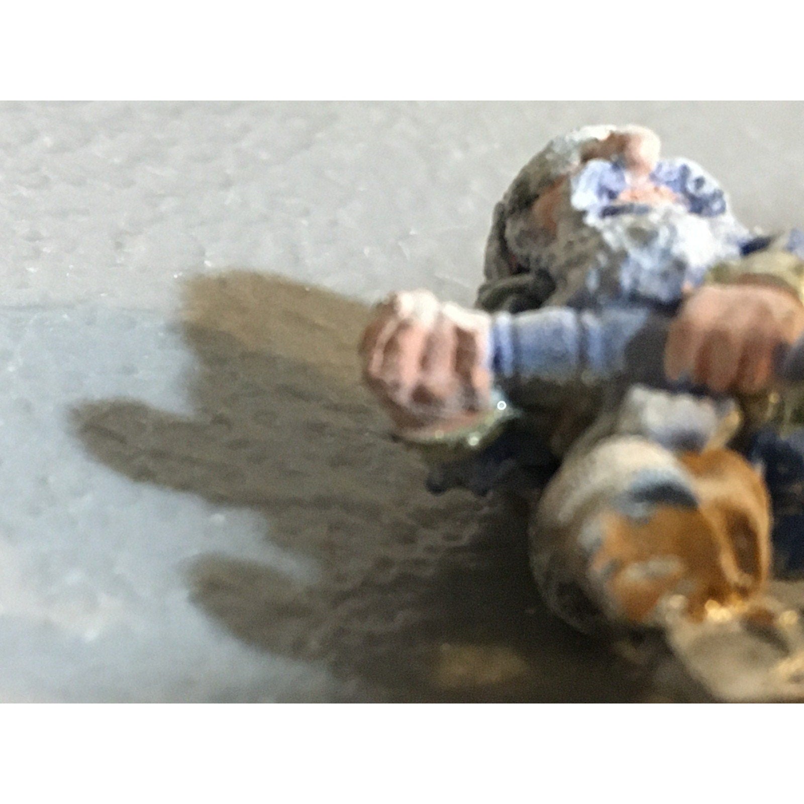 A30734 WARHAMMER FANTASY GW 1986 METAL DWARF JORJ RUDDLE BURMAS CHAMPION INCOMP