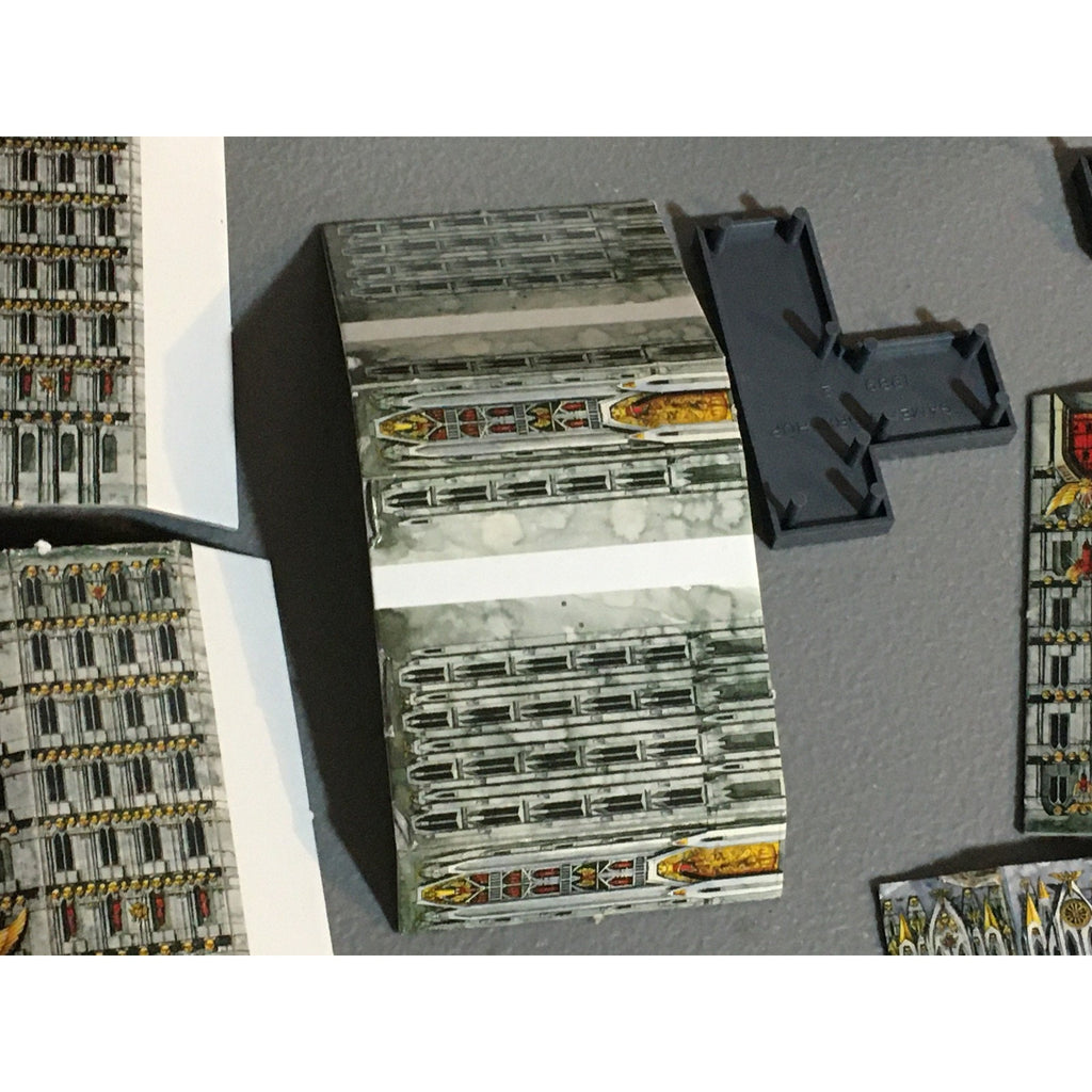 A31678 WARHAMMER EPIC 40K TERRAIN BUILDINGS PLASTIC & CARDSTOCK 4 PK