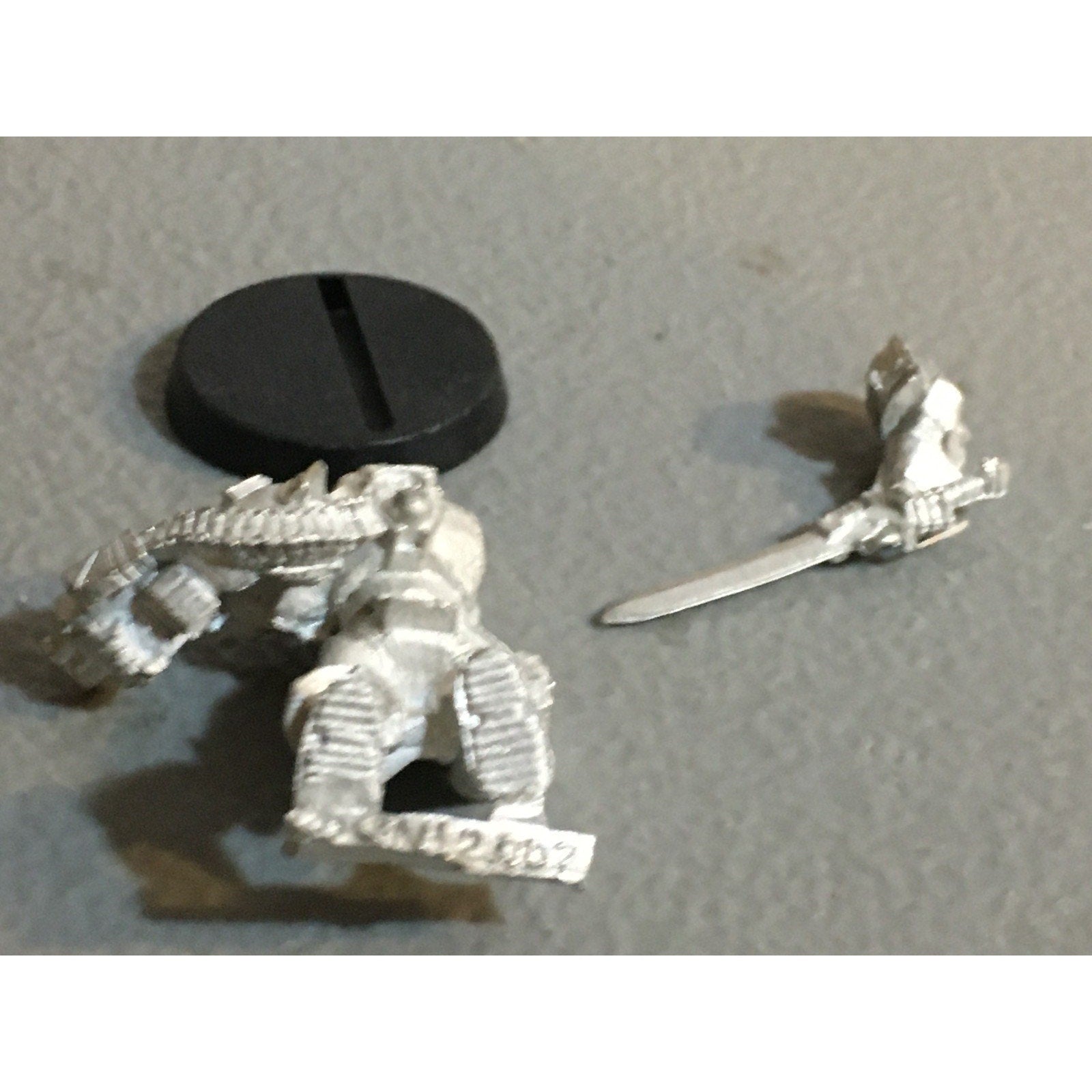 A33832 WARHAMMER 40K SPACE MARINES GREY KNIGHTS METAL JUSTICAR NO BACKPACK GW