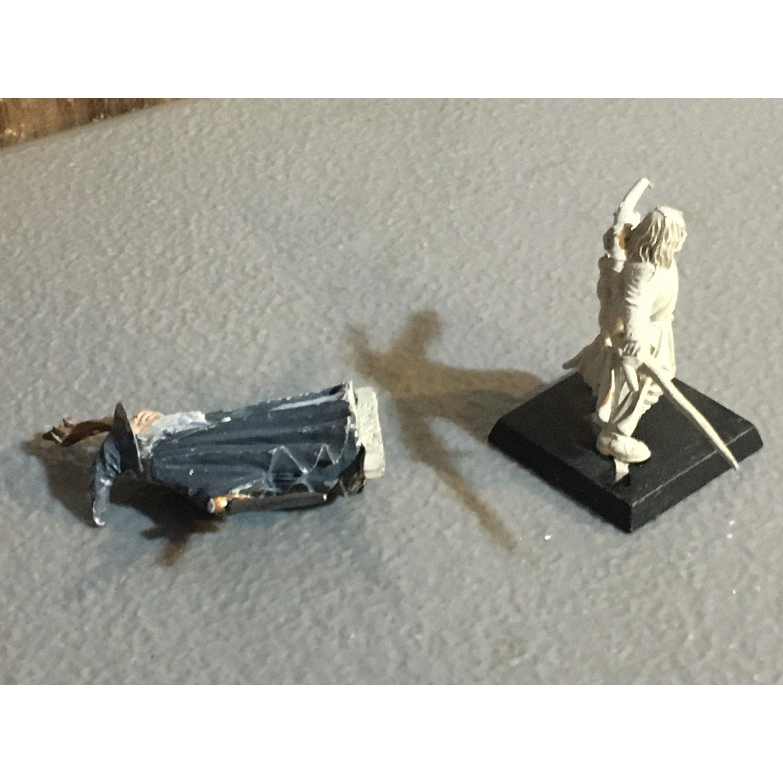A34015 LOTR LORD OF THE RINGS GAMES WORKSHOP METAL GANDALF & ARAGORN FELLOWSHIP