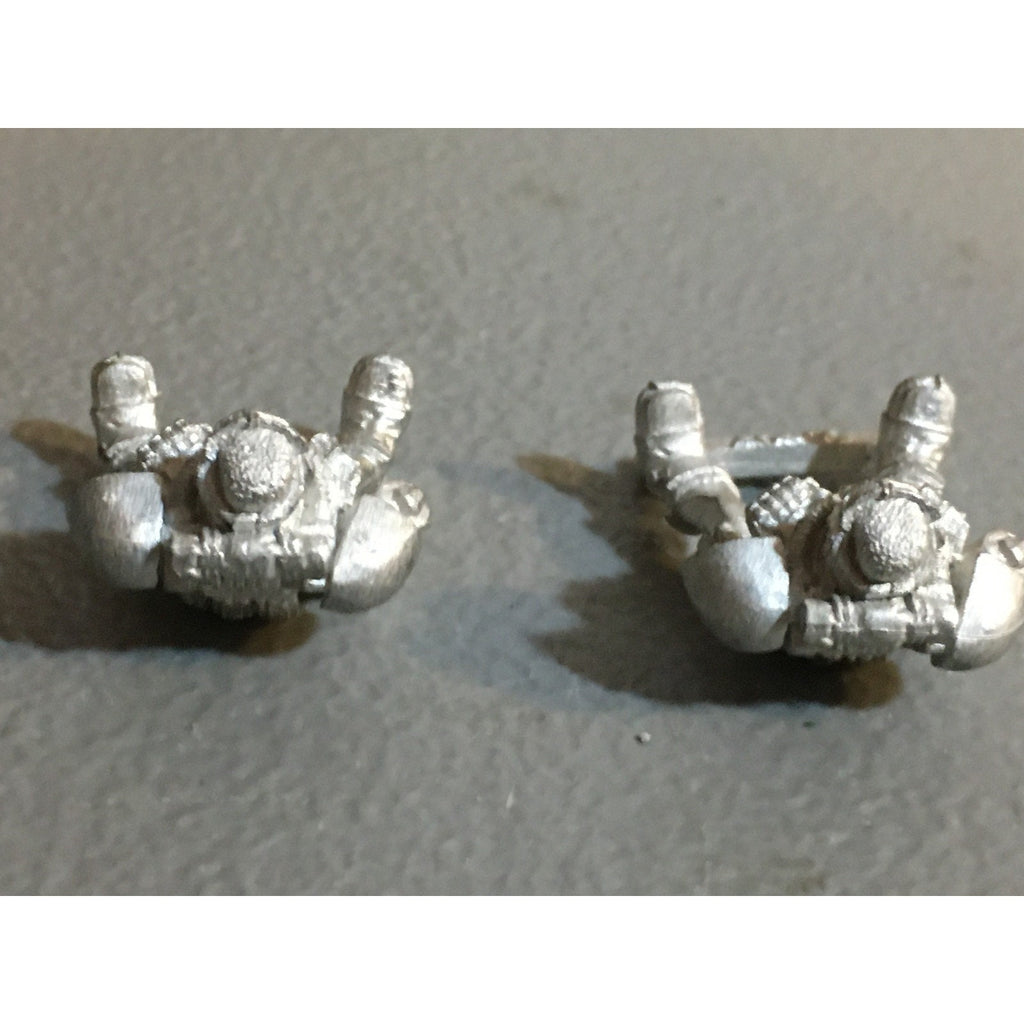 A33831 WARHAMMER 40K SPACE MARINES METAL SCOUT BIKE RIDER BODY ONLY 2 PK GW