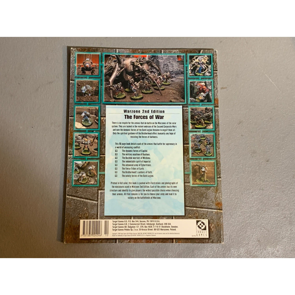 A31647 WARZONE MUTANT CHRON HHG HEARTBREAKER ARMY BOOK PLAYED THE FORCES OF WAR