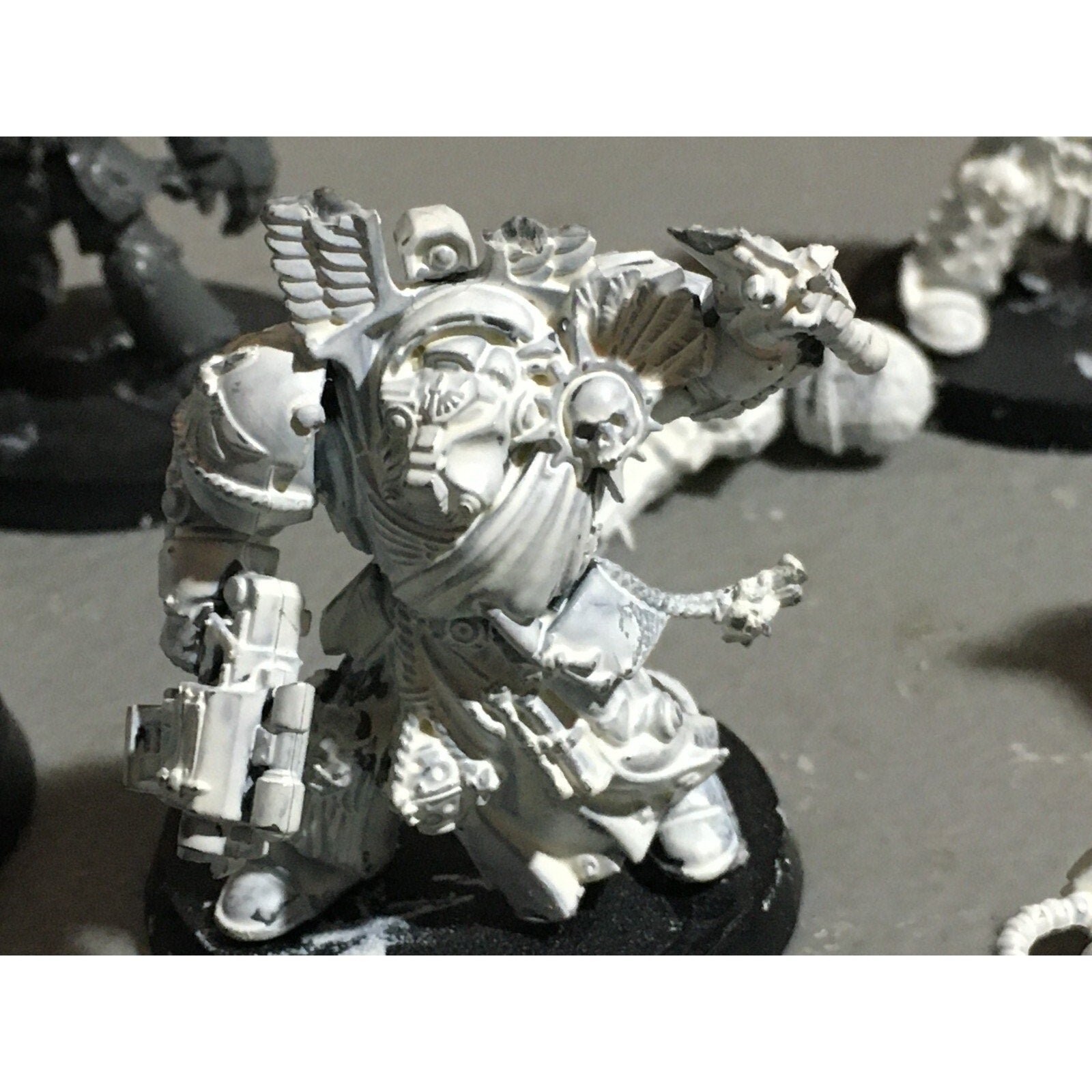 A22411 WARHAMMER 40K SPACE MARINES DARK ANGELS DEATHWING TERMINATORS BROKE SERGT