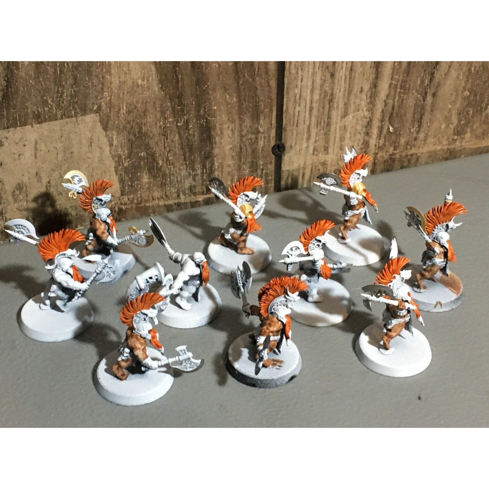 A20180 WARHAMMER FANTASY AOS FYRESLAYERS VULKITE BERZERKERS 10 PK PRIMED