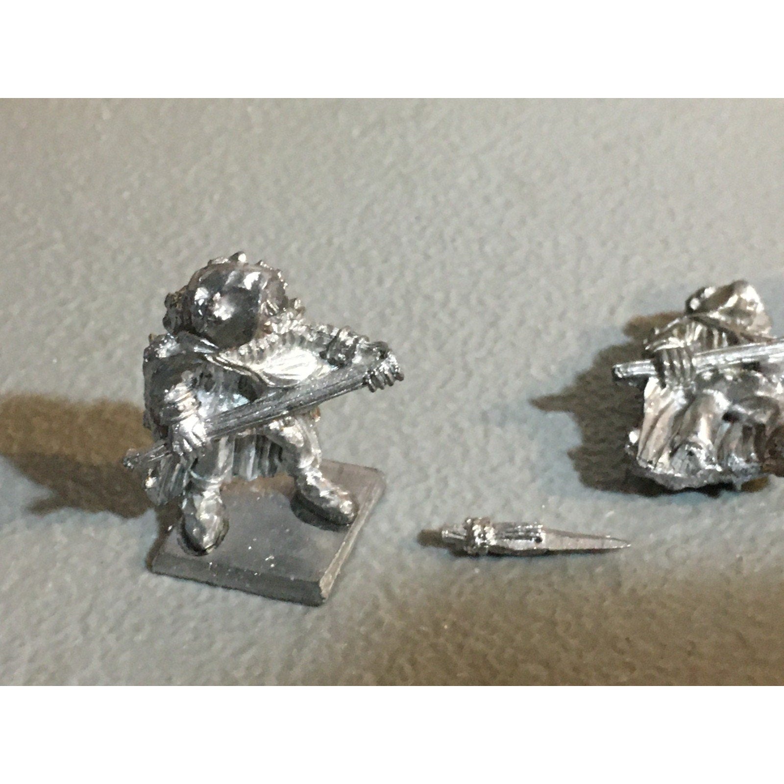 A24879 UNKNOWN METAL MINIATURES TABLETOP WARGAMES 8 PK HUMAN SPEARMEN