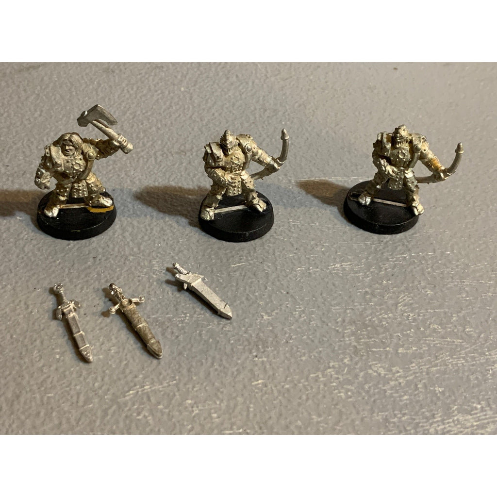 A31644 CHRONOPIA TARGET HHG METAL FIRSTBORN LONGBOWMEN LEADER + 2 & ALT SWORDS