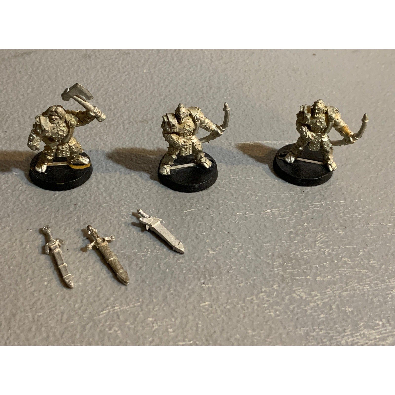 A31644 CHRONOPIA TARGET HHG METAL FIRSTBORN LONGBOWMEN LEADER + 2 & ALT SWORDS