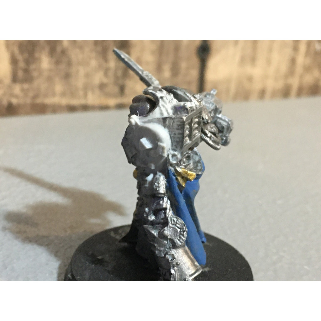 A29899 WARHAMMER 40K GREY KNIGHTS FINECAST KALDOR DRAIGO NO BANNER CUSTOM SWORD