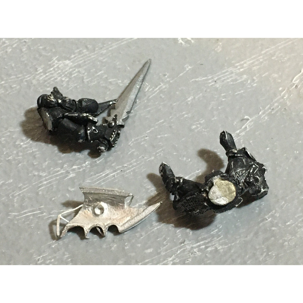A21029 WARHAMMER FANTASY DARK ELVES METAL INC & BITS LOT MAGE RIDER