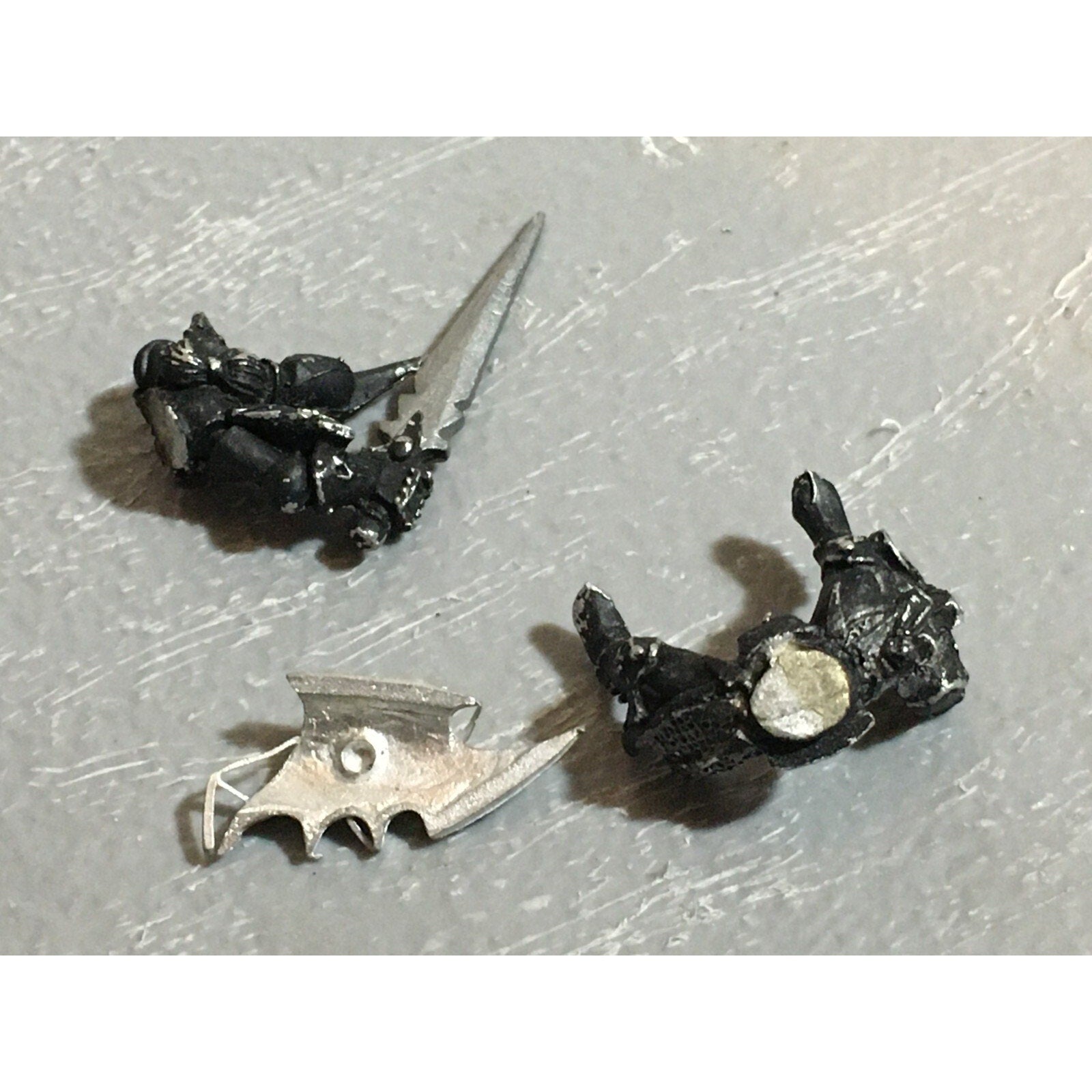 A21029 WARHAMMER FANTASY DARK ELVES METAL INC & BITS LOT MAGE RIDER