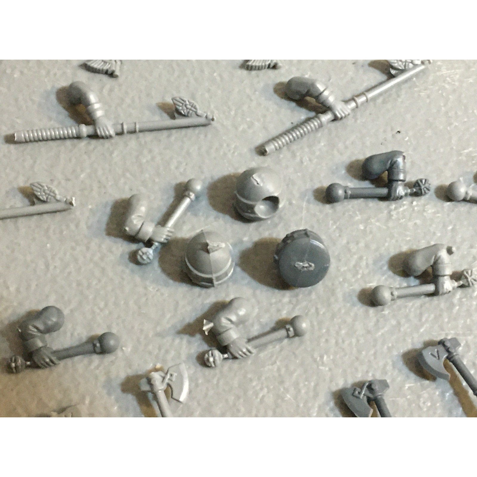 A33595 WARHAMMER FANTASY OLD WORLD DWARVES DWARFS BITS LOT BANNER AXE DRUM GW