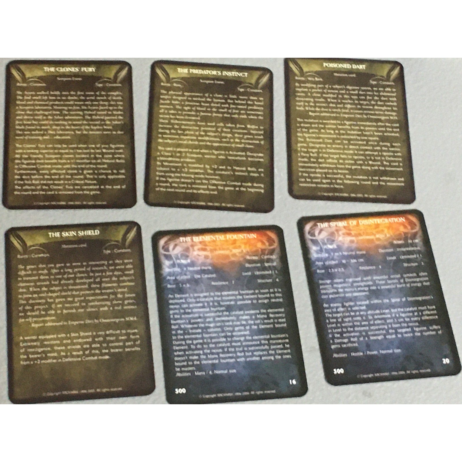 A32712 RACKHAM CONFRONTATION 104 COUNT CARDS LOT TABLETOP
