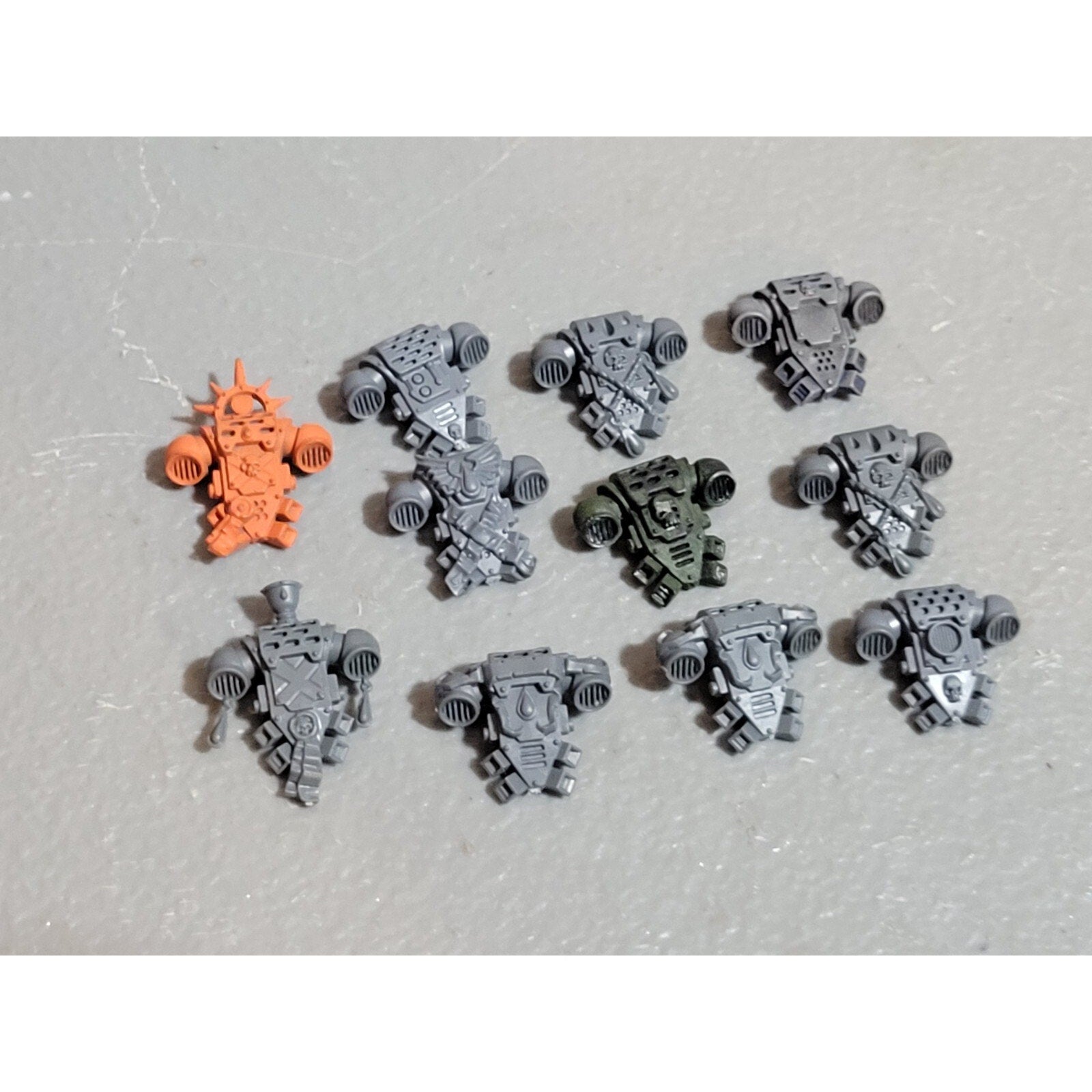 A19068 WARHAMMER 40K SPACE MARINES BLOOD ANGELS BACKPACK 11 PK BITS LOT