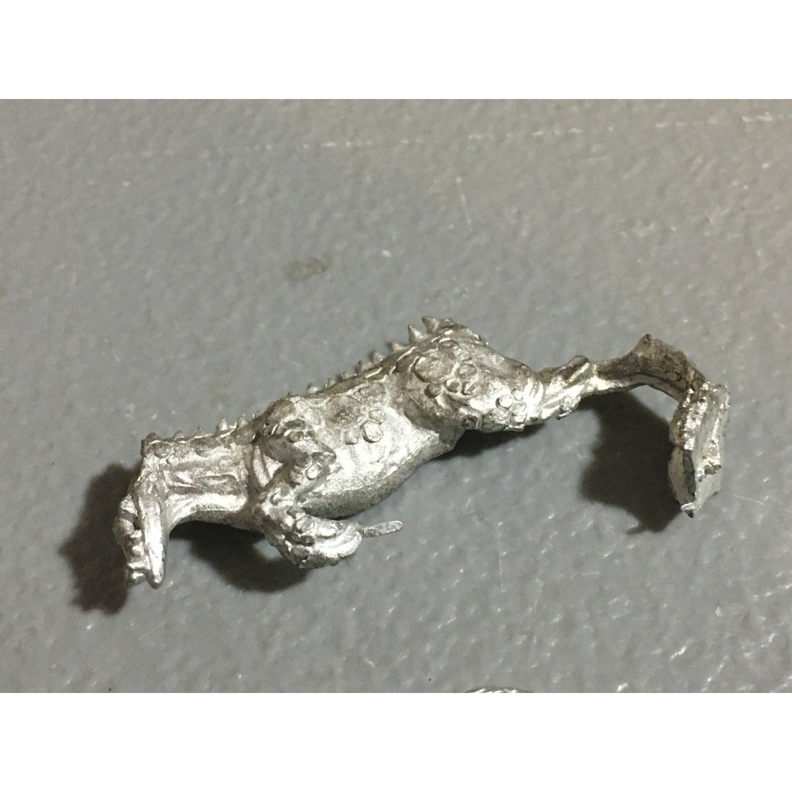 A20382 WARHAMMER FANTASY DARK ELVES METAL COLD ONE 2 PK INCOMPLETE