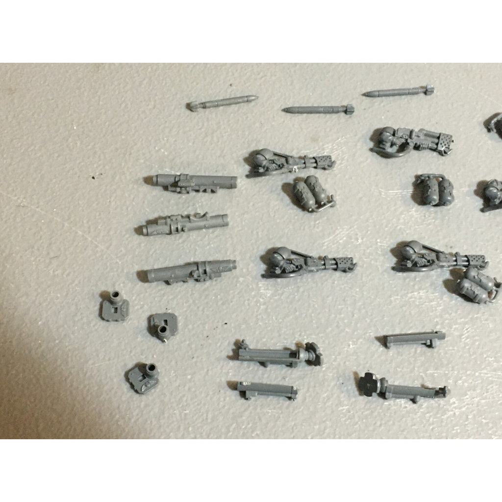 A17843 WARHAMMER 40K ASTRA IG GUARD CADIAN SPECIAL & HEAVY WEAPONS BITS LOT GW