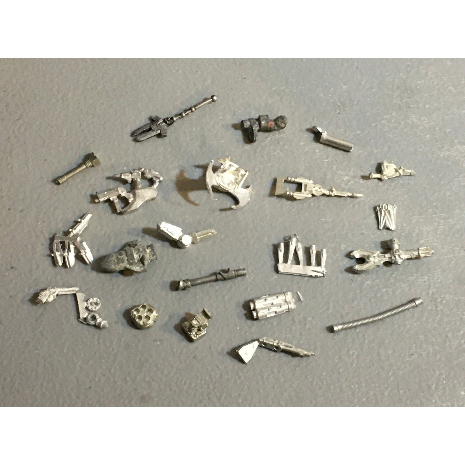 A32546 UNKNOWN MINIATURES ALL METAL BITS & INCOMPLETE LOT SCI-FI FUTURISTIC