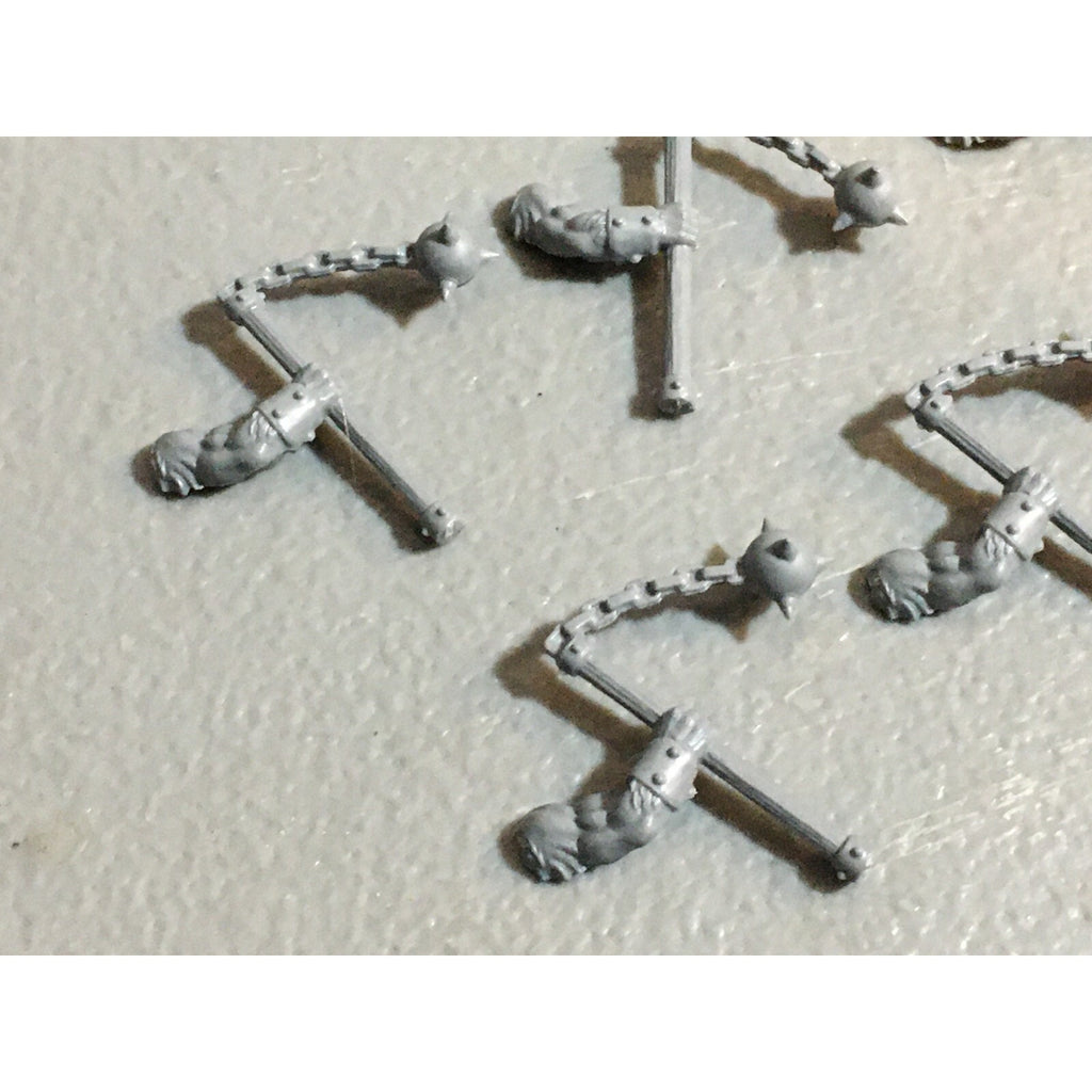 A23130 WARHAMMER FANTASY CHAOS BEASTMEN BITS LOT GORS BANNERS ARMS GW