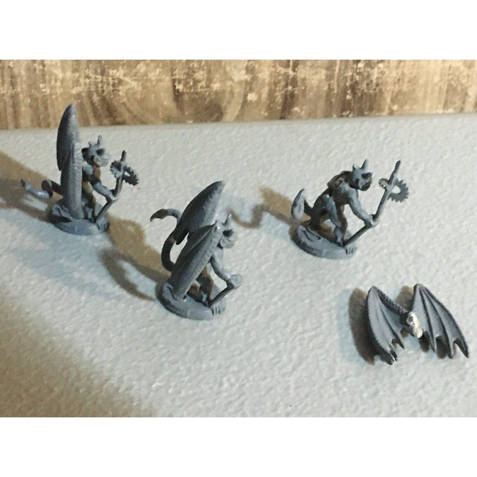 A32616 RAL PARTHA MINIATURES METAL MONSTERS 3 PK DEMON IMP 1 BROKE WEAPON D&D