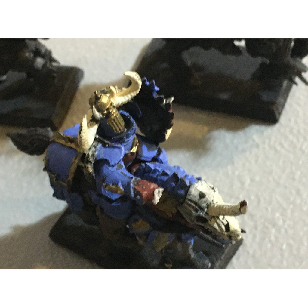 A33420 WARHAMMER FANTASY OLD WORLD CHAOS MORTALS KNIGHTS 5 PK INCOMPLETE GW