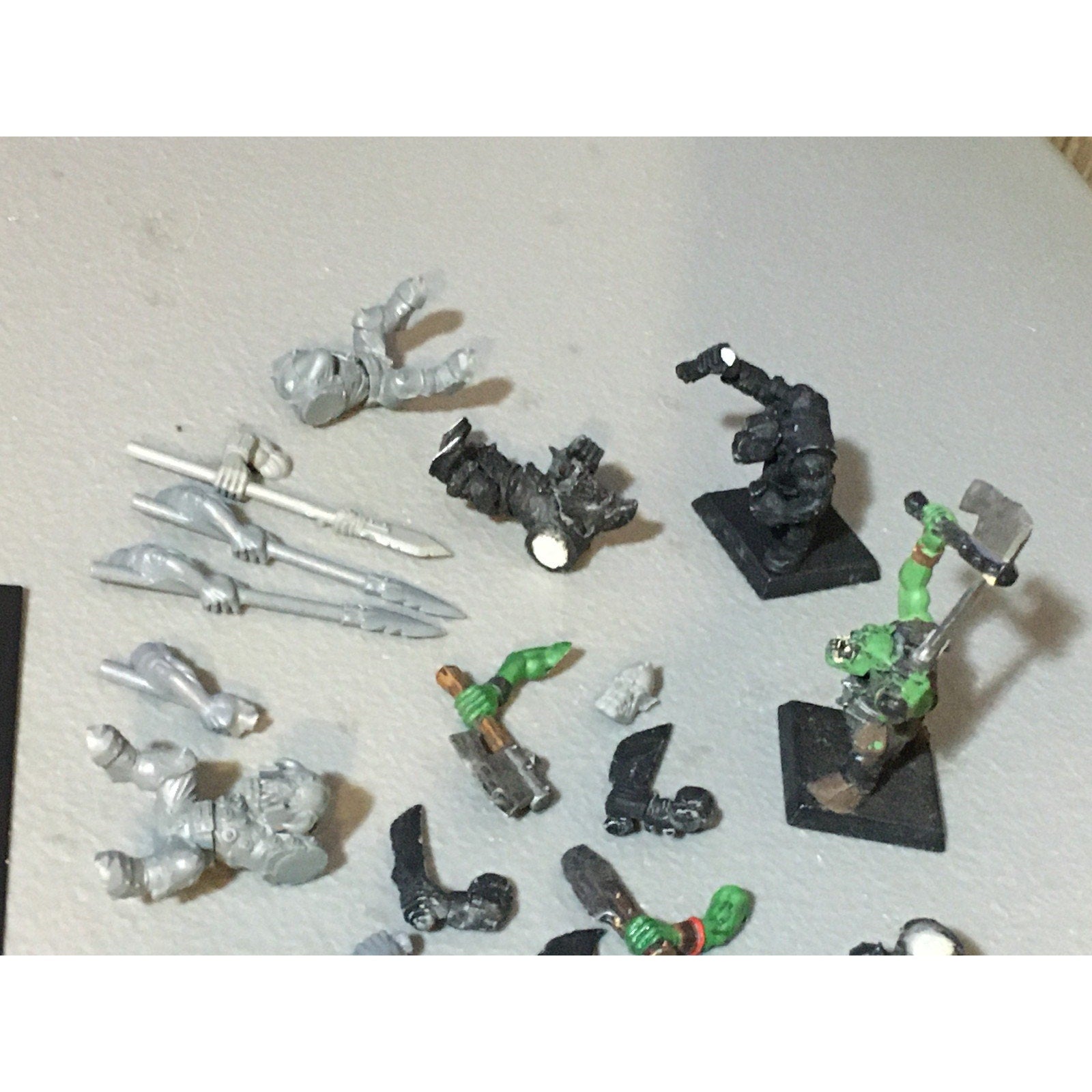 A33618 WARHAMMER FANTASY ORCS & GOBLINS INCOMPLETE BOYZ + BITS LOT GW