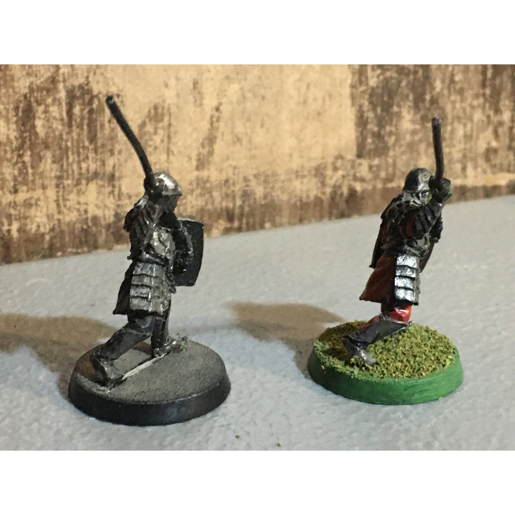 A30135 LOTR LORD OF THE RINGS GAMES WORKSHOP METAL MORDOR ORC 2 PK SPEARS GW