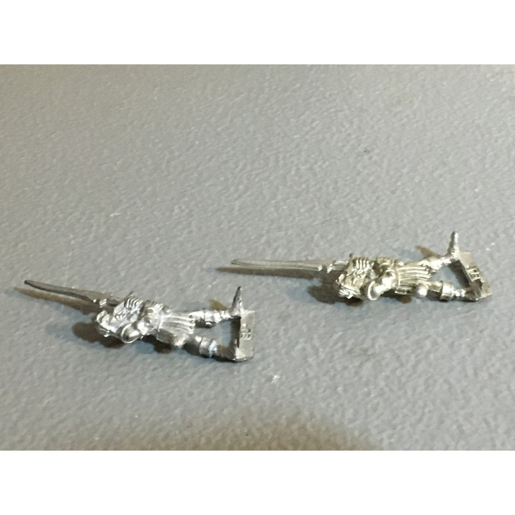 A33782 WARHAMMER CITADEL FANTASY WOOD ELVES METAL 1987 2 PK SWORD GW