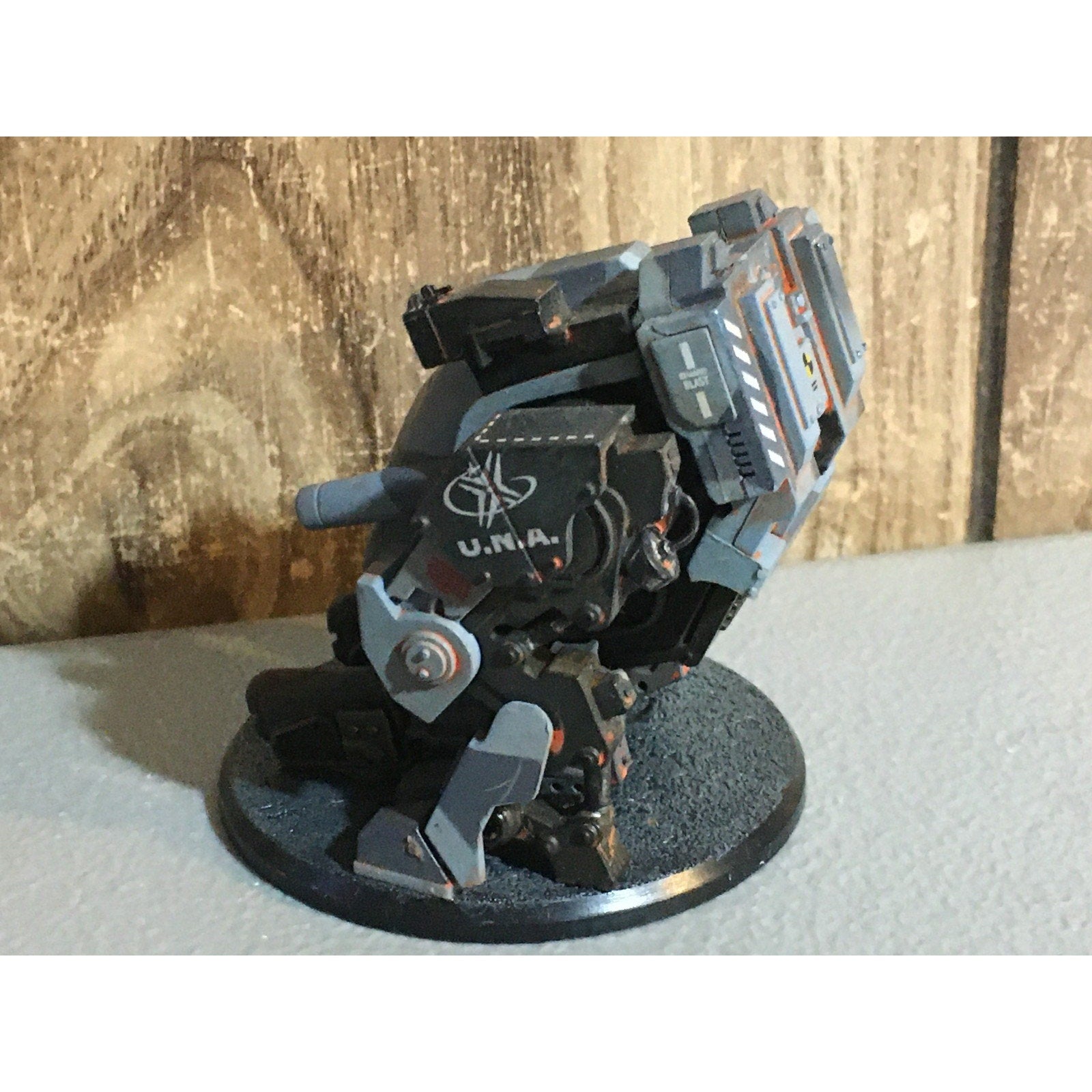 A33508 RACKHAM AT-43 UNA FIRE TOAD MINIATURE W CARDS