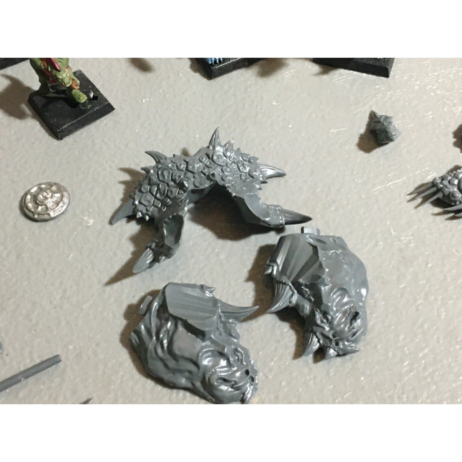 A22064 WARHAMMER FANTASY LIZARDMEN BITS & INCOMPLETET LOT SAURUS GAMES WORKSHOP