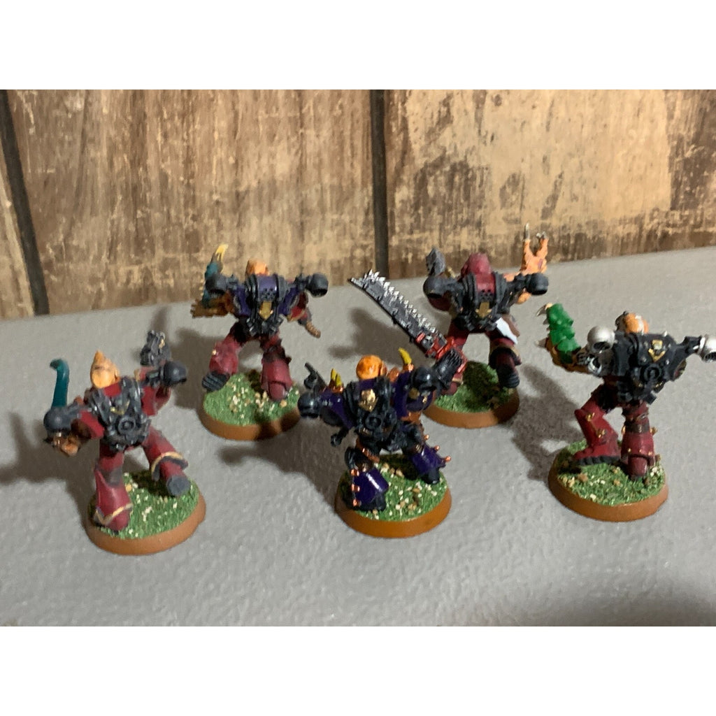 A17507 WARHAMMER 40K CHAOS SPACE MARINES OOP CUSTOM POSSESSED PAINTED BASED