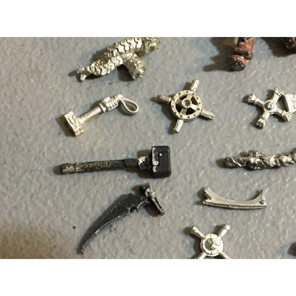 A32541 UNKNOWN MINIATURES ALL METAL BITS & INCOMPLETE LOT FANTASY