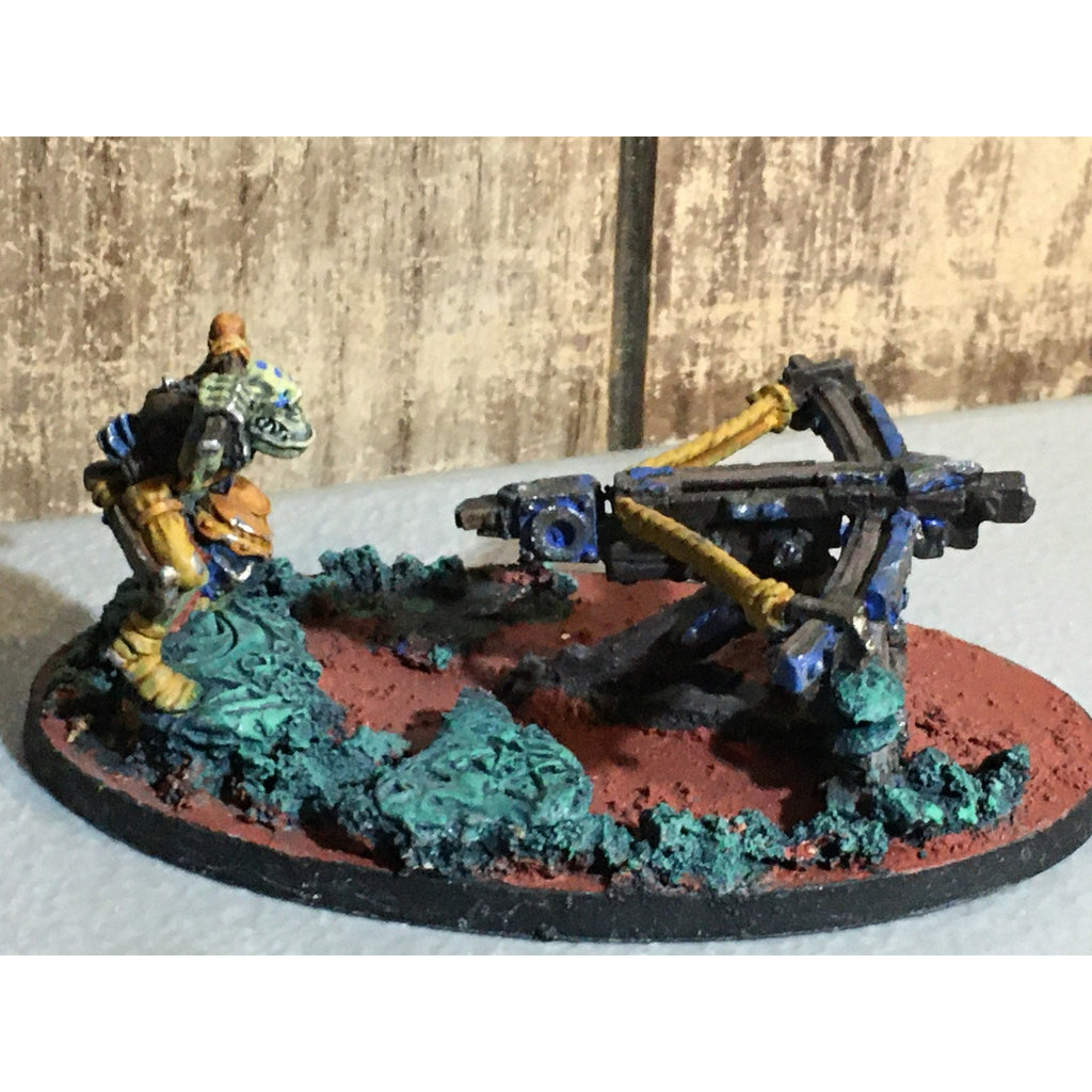 A32475 WARHAMMER FANTASY METAL ORCS GOBLINS SPEAR CHUKKA PAINT BASE
