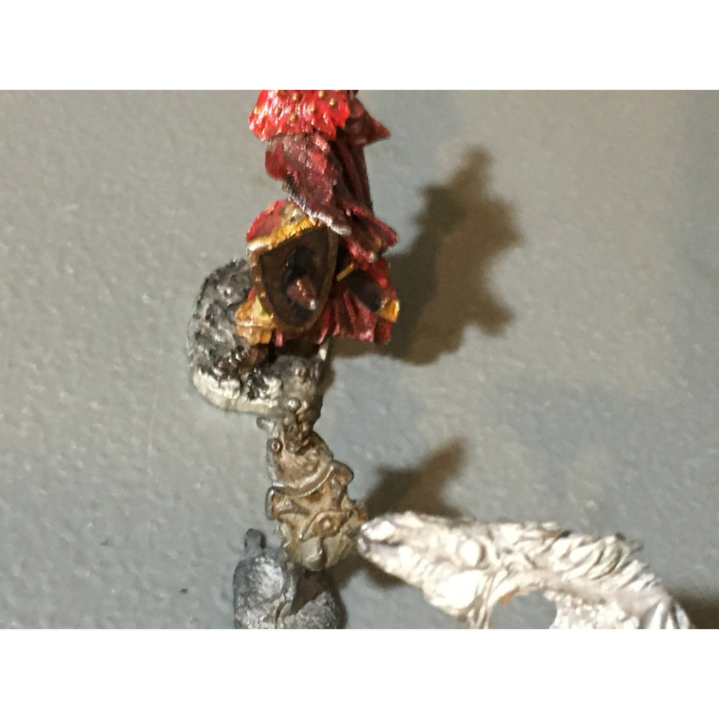 A32508 UNKNOWN METAL MINIATURES LOT UNDEAD SKELETON WARRIOR HORSE