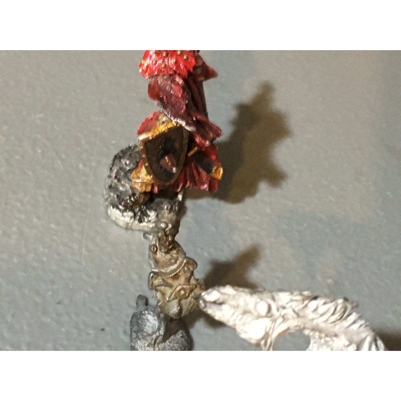A32508 UNKNOWN METAL MINIATURES LOT UNDEAD SKELETON WARRIOR HORSE