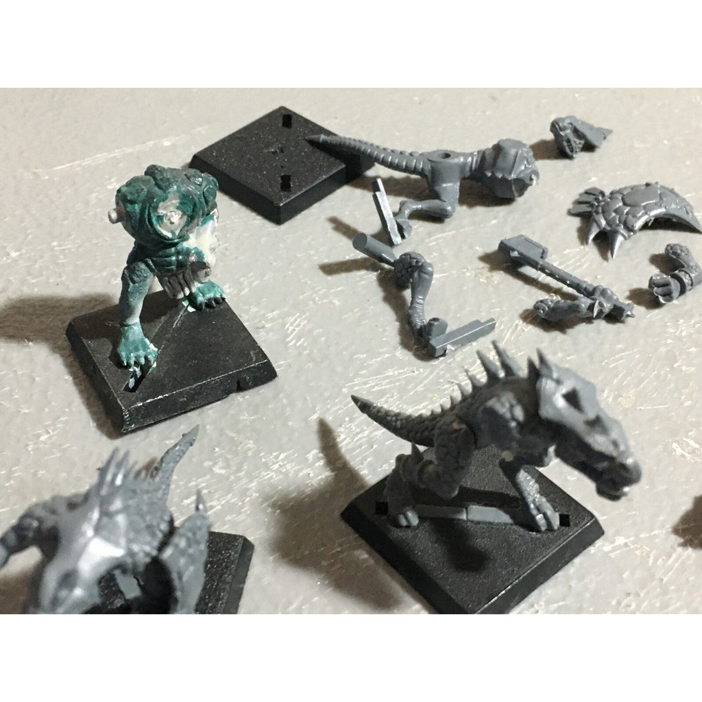 A22064 WARHAMMER FANTASY LIZARDMEN BITS & INCOMPLETET LOT SAURUS GAMES WORKSHOP