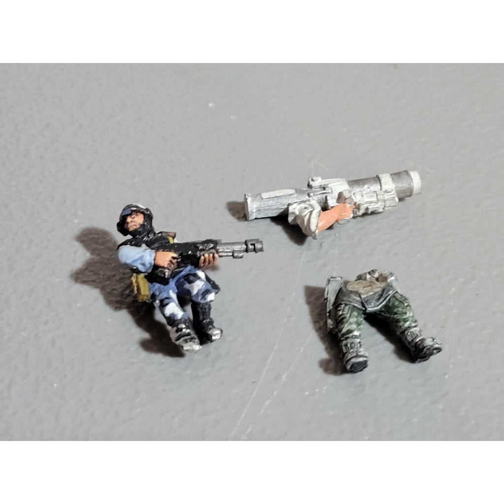 A19072 WARHAMMER 40K IMPERIAL GUARD ASTRA OOP METAL BITS LOT