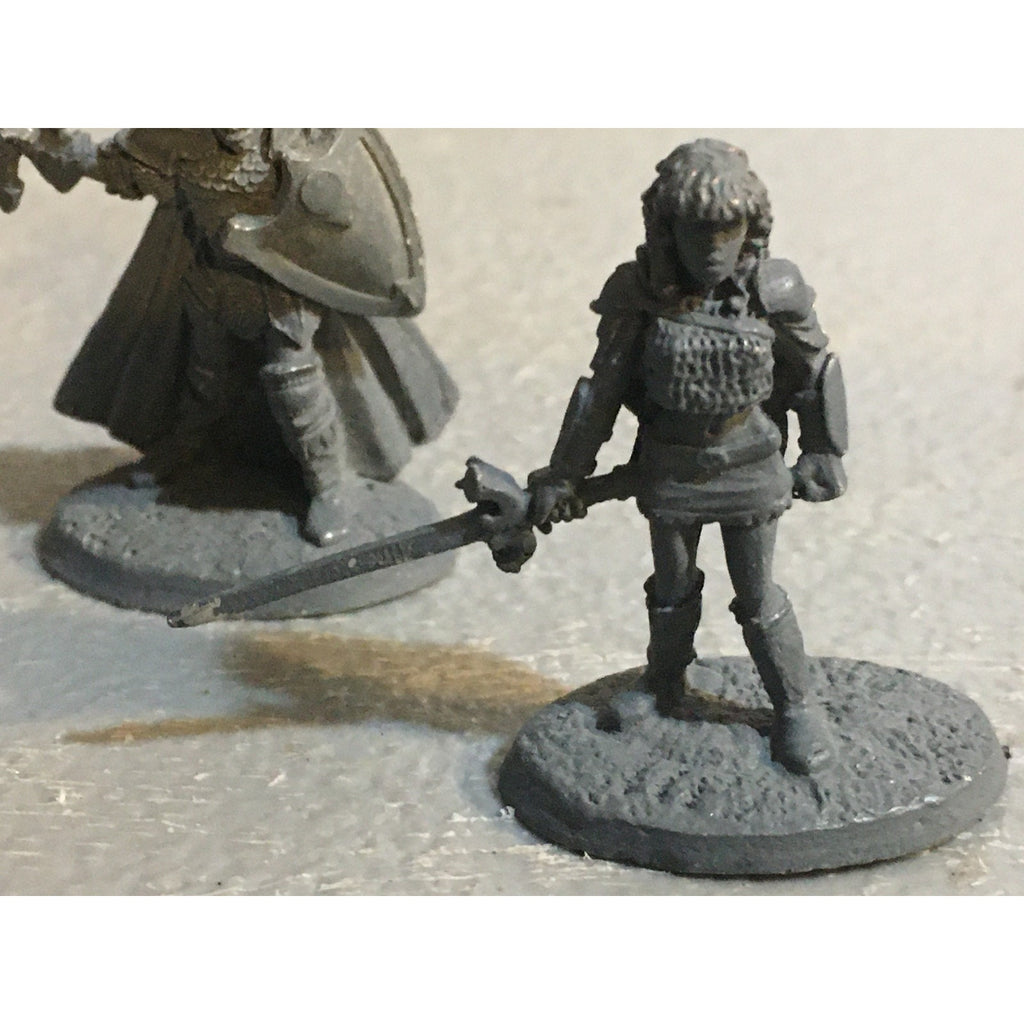 A32613 RAL PARTHA MINIATURES METAL 3 PK PALADIN KNIGHT FIGHTER D&D