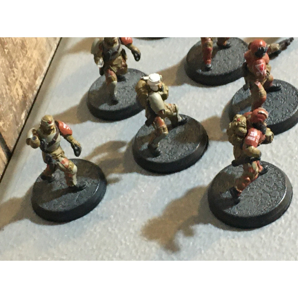 A32056 RACKHAM AT-43 RED BLOK MINIS NO CARD INCOMPLETE LOT 11 PK KOMMANDO SOLDAT