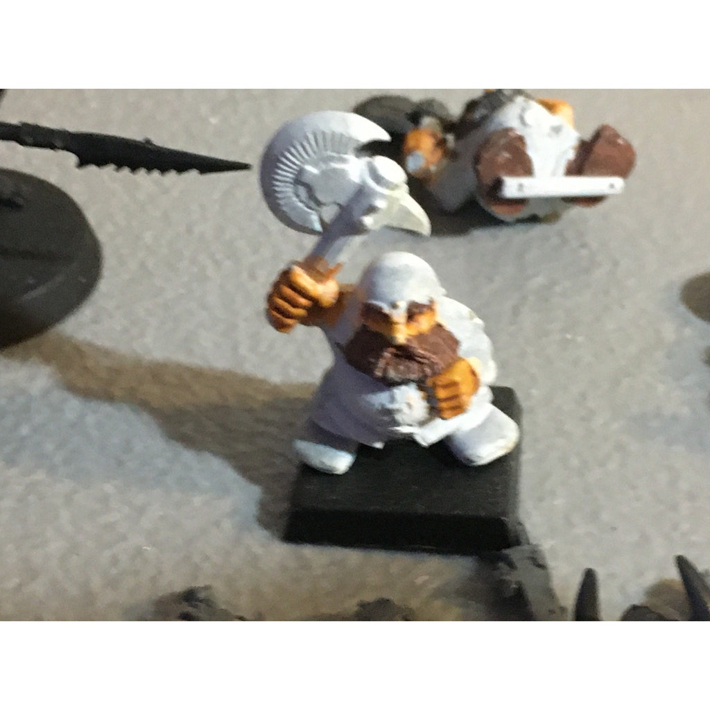 A31481 WARHAMMER FANTASY AOS MIXED INCOMPLETE & BITS LOT ORRUK DWARF CHAOS GW