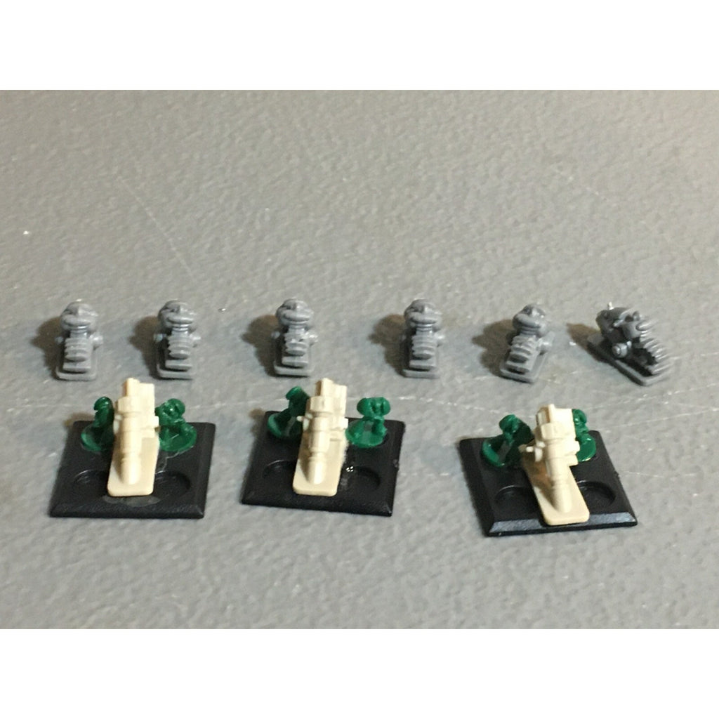 A16248 EPIC WARHAMMER 40K SPACE MARINES MOLE MORTARS 3PK + BIKES 6 PC GW