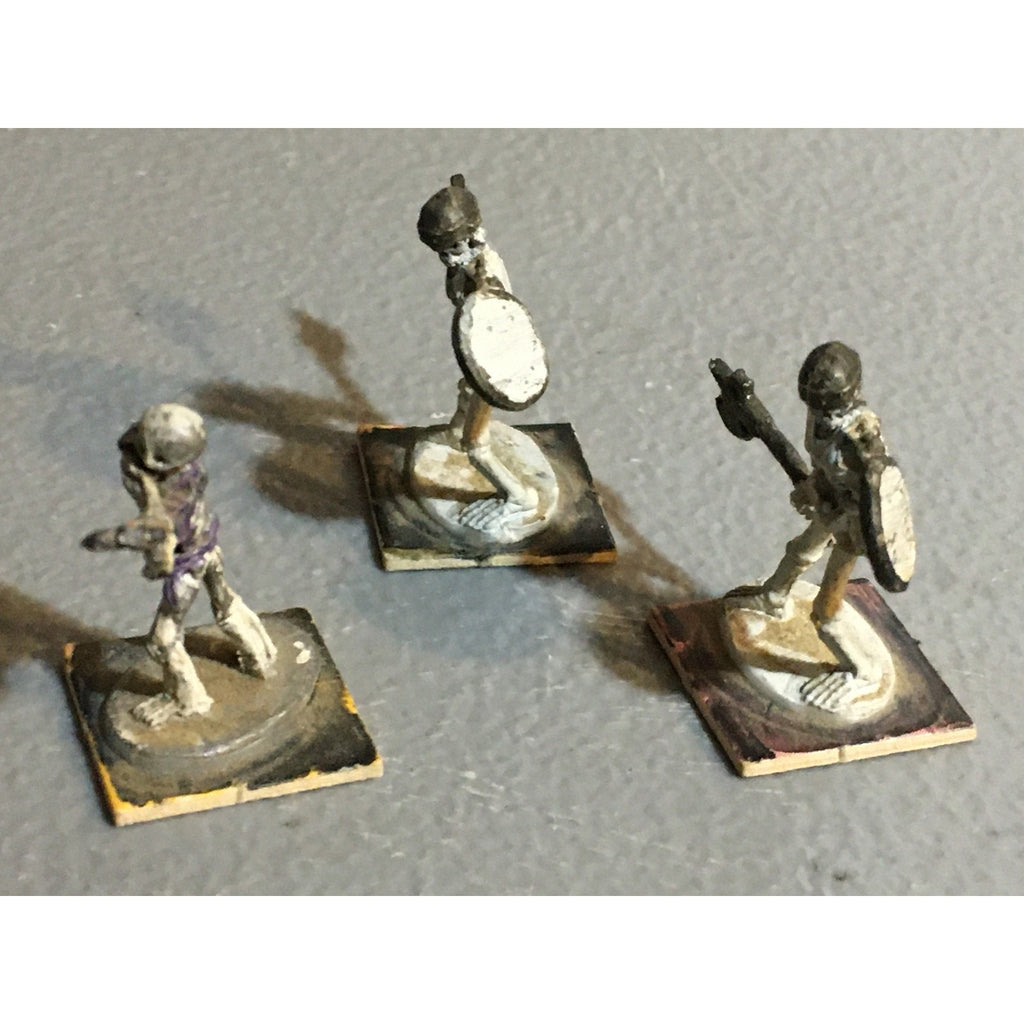 A32379 RAL PARTHA METAL MINIATURES SKELETON WARRIOR 3 PK TABLETOP WAR GAMES